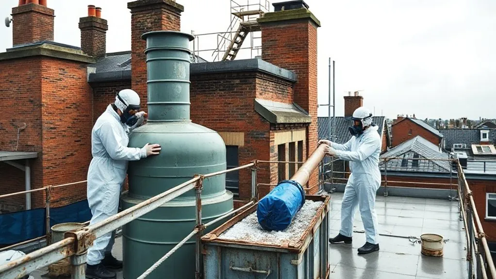 Water Tank & Flue Removal in Hampstead — HSE-licensed specialists